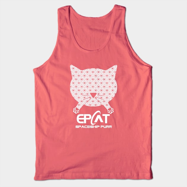 EPCAT - Spaceship Purr EPCOT Tank Top by ThisIsFloriduhMan